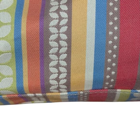 Fossil Canvas Leather Trim Colorful Crossbody Shoulder Bag Messenger Purse - Picture 6 of 16